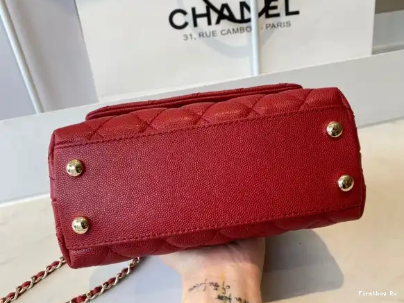 Firstbag Ru FLAP MINI WITH BAG CHANEL HANDLE TOP 0612
